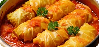Stuffed cabbage rolls
